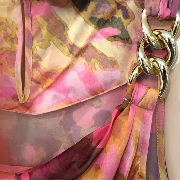 JENNIFER LOPEZ Multi-Coloured Dress - Size S (4-6) - Picture 7 of 10